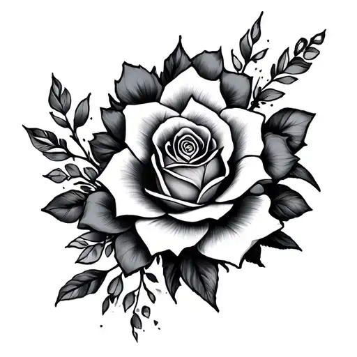 555 tattoo design idea