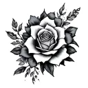 555 tattoo design idea