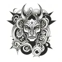 full mob tattoo design idea