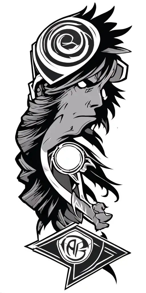 attack on titan, ecuador team logo tattoo design idea