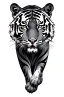 Tiger tattoo design idea