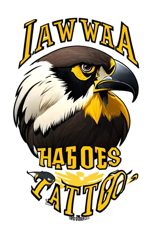 Iowa Hawkeye tattoo design idea