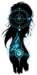 alchemy transmutation circle tattoo design idea