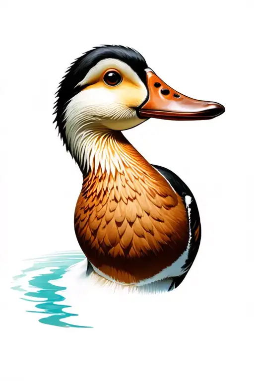THE LUCAS DUCK tattoo design idea