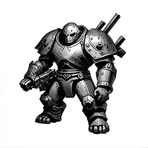 Warhammer 40 000 tattoo design idea