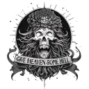 Give Heaven Some Hell tattoo design idea