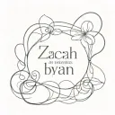 Zach Bryan lyrics tattoo design idea