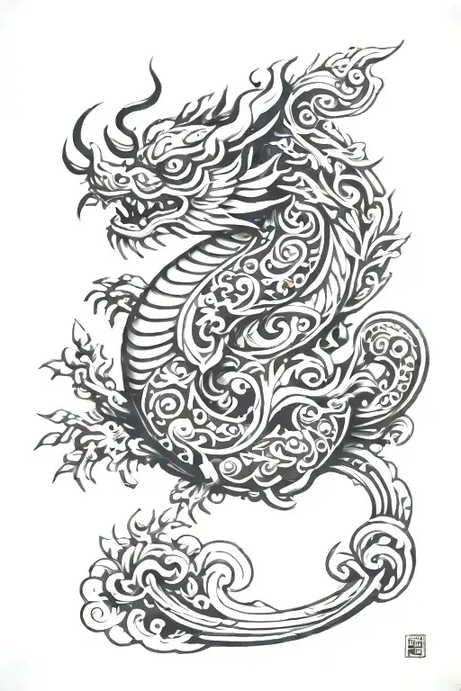 pixiu tattoo design idea
