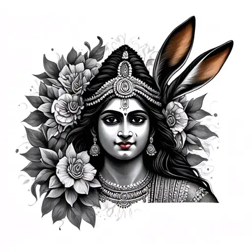 hare krishna sleeve tattoo tattoo design idea