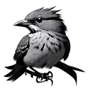 Lark tattoo design idea