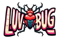 "LUV BUG" "LUV BUG" a hart shaped bug with a huge stinger tattoo design idea