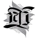 Two Word Ambigram Generator tattoo design idea