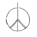 anti social , peace , alone  tattoo design idea