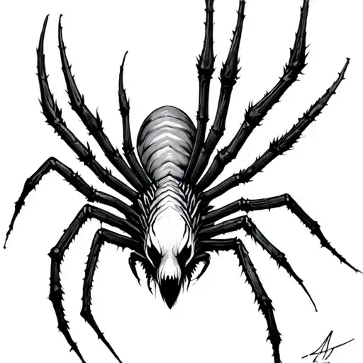 Arachne tattoo design idea