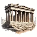 Parthenon tattoo design idea