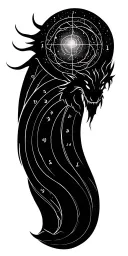 music theory circle of fifths tree of life nature dragon universe  tattoo design idea