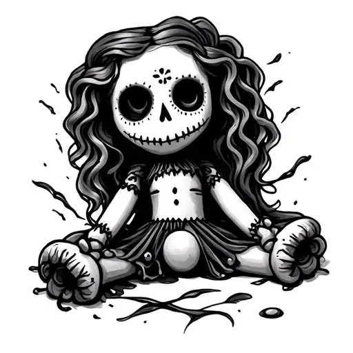 Voodoo Doll tattoo design idea