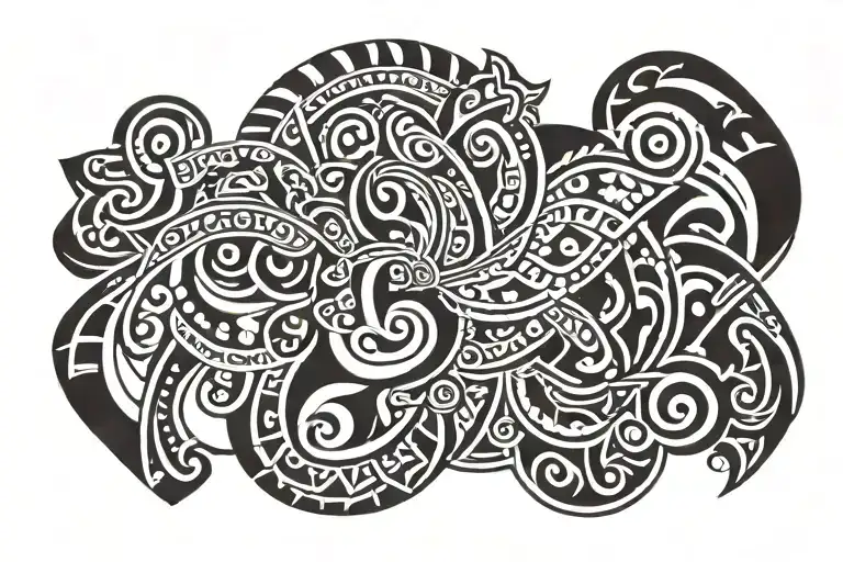 polynesian tattoo tattoo design idea