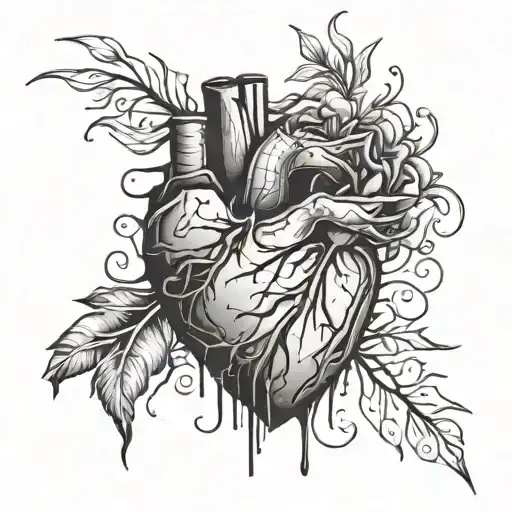 heartbreak tattoo design idea