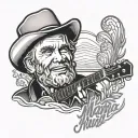 mama tried Merle haggard tattoo design idea