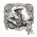 mama tried Merle haggard tattoo design idea