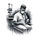 orthopaedic surgeon operating tattoo design idea