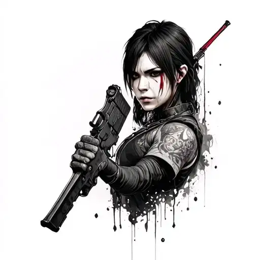 Resident Evil 4 tattoo design idea