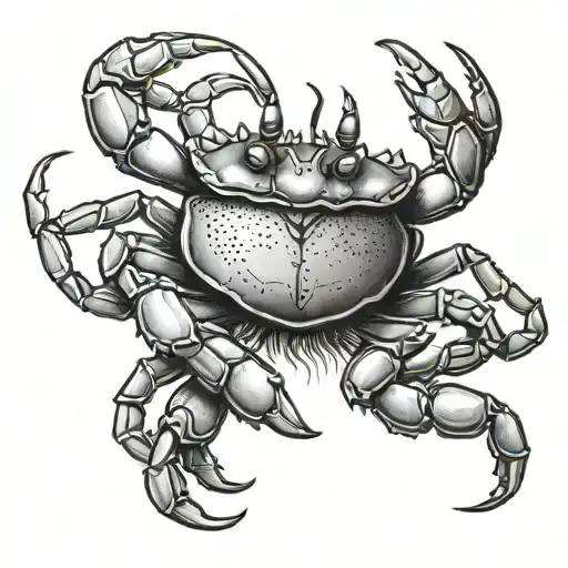 crab tattoo design idea