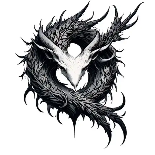 bidrune love honour respect tattoo design idea