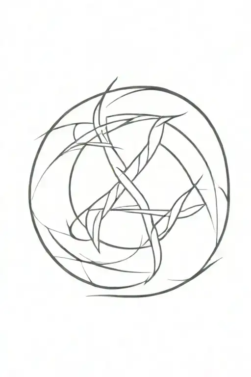 bindrunes symbolizing strength tattoo design idea