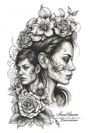 Domestic abuse survivor tattoo design idea