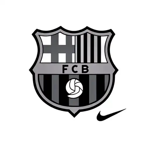 "Leon" Nike FC Barcelona Logo tattoo design idea