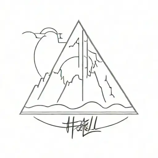 highway to hell keep going " tattoo design idea