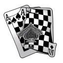 Poker with checkered flag tattoo design idea