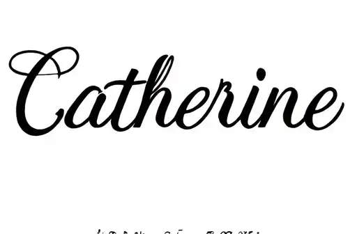"Catherine" tattoo design idea