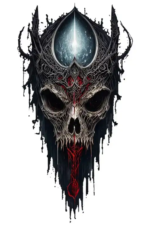 dark souls bloodborne cathedral tattoo design idea
