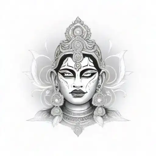goddess kali tattoo design idea