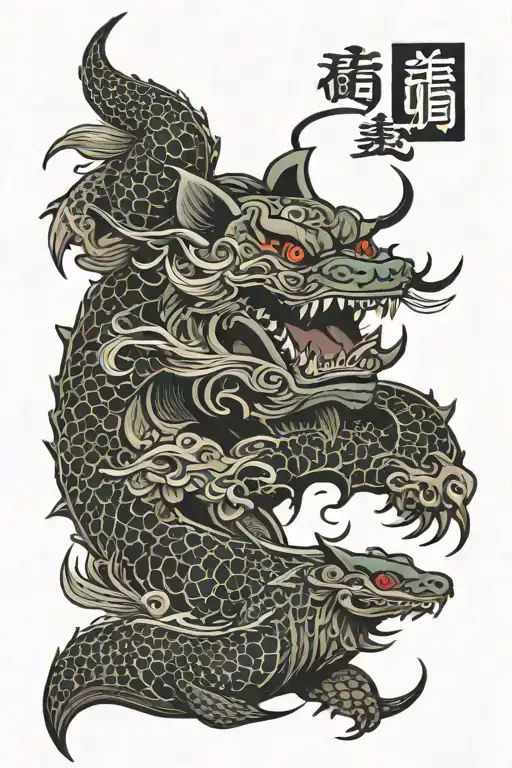 money tattoo design idea