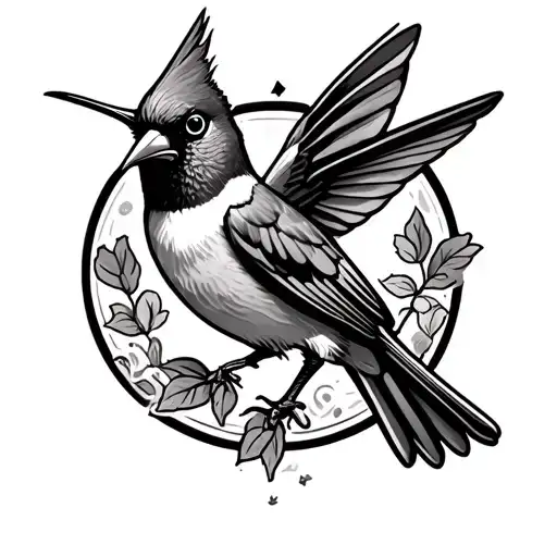 badge, cardinal, hummingbird, golf,disney tattoo design idea