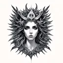Helios tattoo design idea