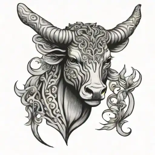 May 1996 taurus tattoo design idea