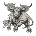 May 1996 taurus tattoo design idea