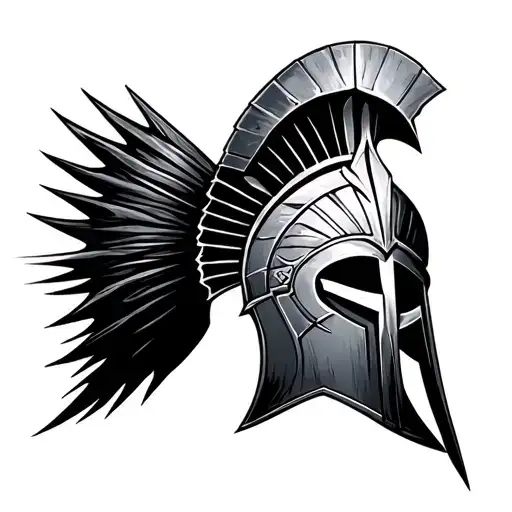 Spartan tattoo design idea