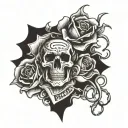 Rip Dad tattoo design idea