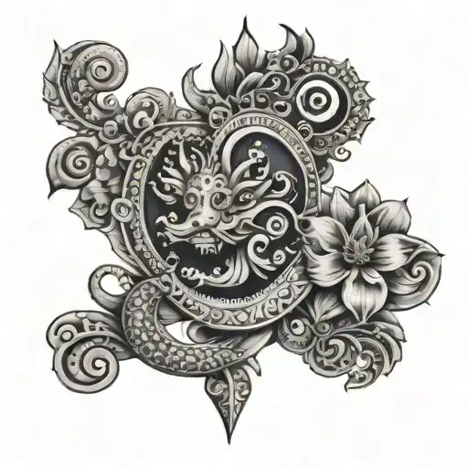 Raj tattoo design idea