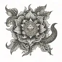 Raj tattoo design idea