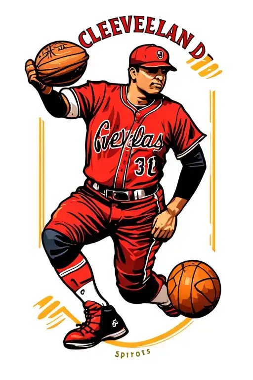 Cleveland sports tattoo design idea