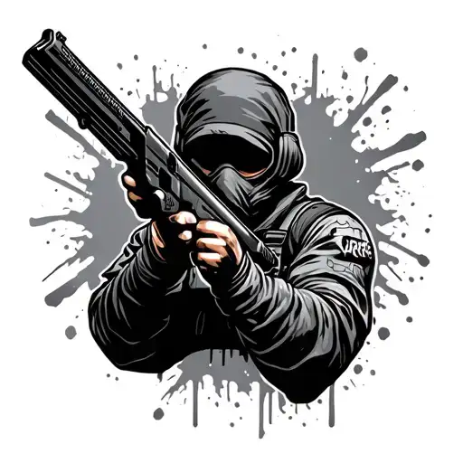 Counter Strike tattoo design idea