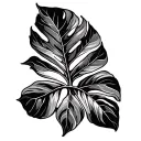 Taro Leaf tattoo design idea