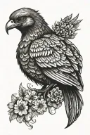 Fenix bird tattoo design idea